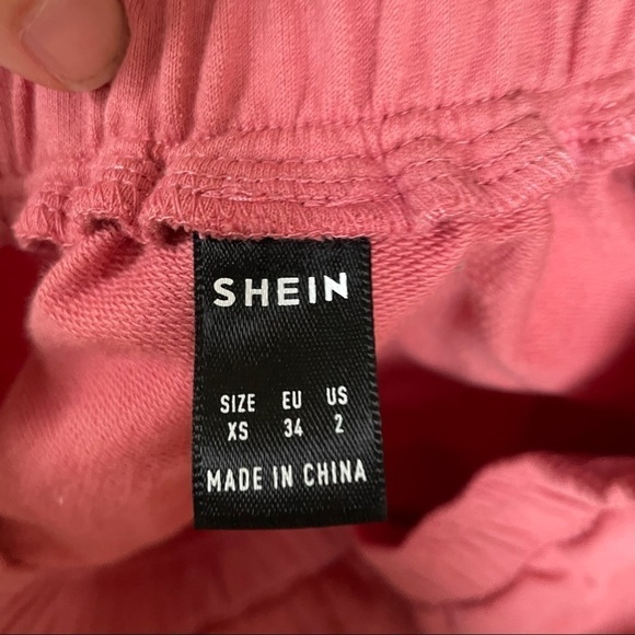 NEW SHEIN LONG SWEAT  SHORTS high waisted XS - Picture 11 of 13